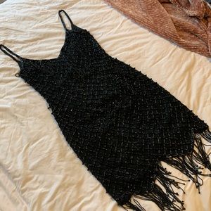 Vintage Beaded Homecoming / prom / cocktail dress